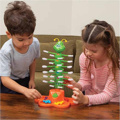 Image of Giggle Wiggle Board Games for Kids, Family Game Night, Hand-Eye Coordination, Preschool Games, The Wiggle Race to Get Your Marbles to The Top Game, Ages 4+, Batteries Not Included