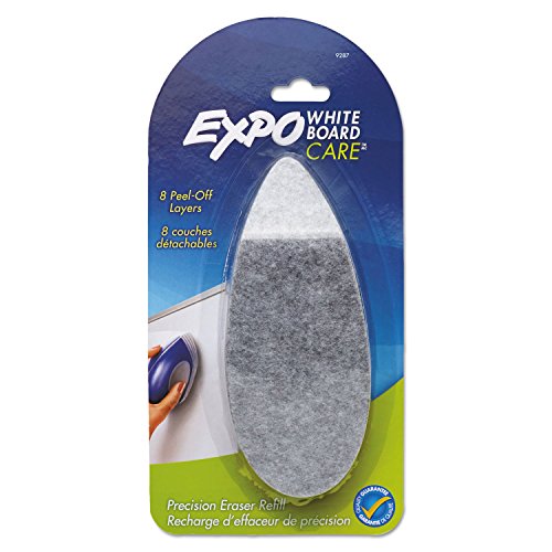 EXPO Precision-Point Whiteboard Eraser Pad Refills, 8 Peel-Off Layers, Replaceable - Office, Teacher, School, Classroom Supplies - image 1