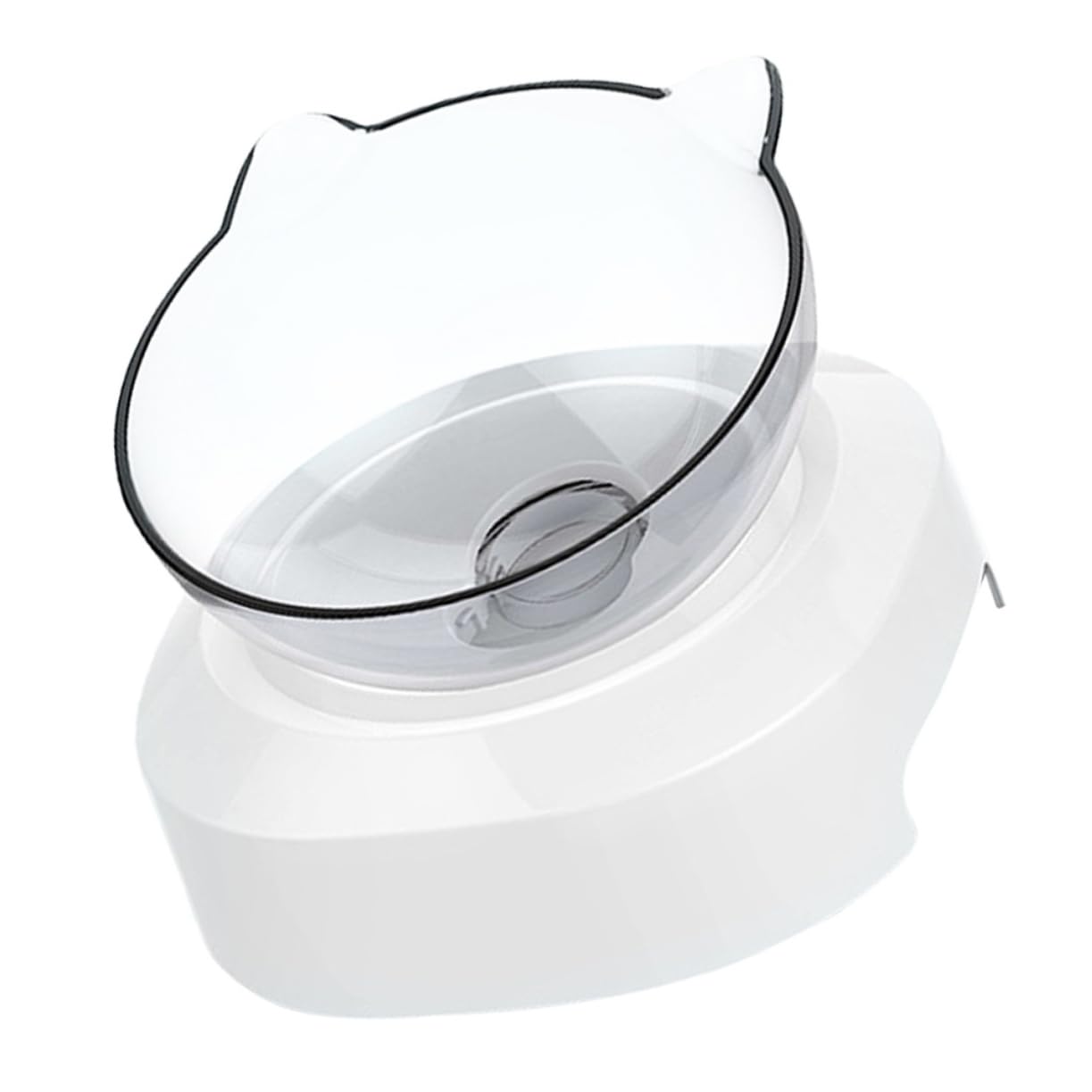 ibasenice 1Pc Pet Feeder Bowl for Cats Drinking Water Food Bowl Unique Neck Protection Design Stable Pet Food Container