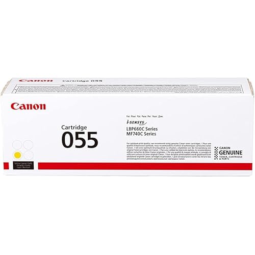 Canon Cartridge 055 Y 055, 2100 Pages, Yellow, 1, 3013C002 (055, 2100 Pages, Yellow, 1 pc(s))