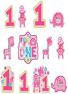 Amscan One Wild Girl 1st Birthday Plastic Table Cover - Pink Safari Animal Design, 54 X 102 Inches - View #14