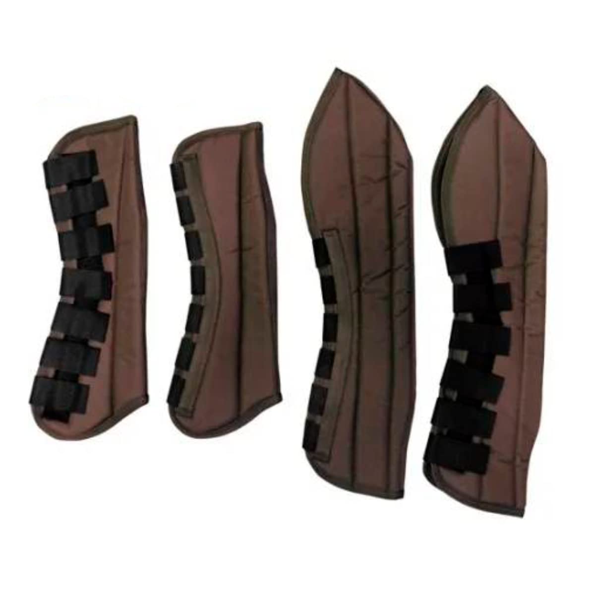 Protector Transporte Eco 3535 juego de 4 | Equipamiento para el caballo | Producto de Guarnicionería | Tradición artesana | Los Nietos | Color Marrón