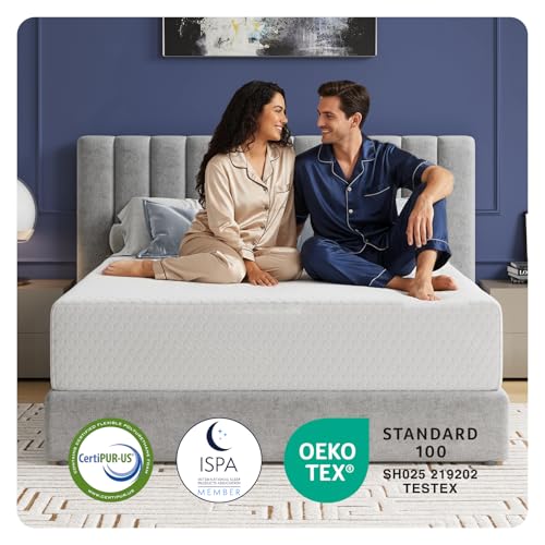 Image of Avenco Full Size Mattress, 12 Inch Full Mattress in a Box with Comfort Memory Foam for Comfort Sleep & Pain Relief, Guestroom Bed Mattresses, CertiPUR-US Certified Mattresses
