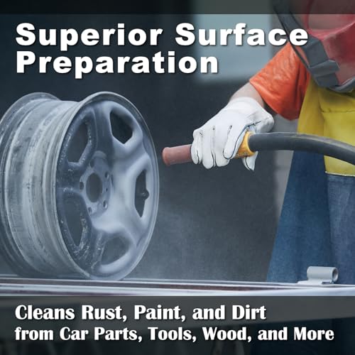 #120 GRIT Aluminum Oxide Powder for Sand Blasting - Sand Blaster Media, Metal Sandblasting Sand - 12LB