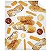 Bedembrace Crispy Fish Fingers Fish Nuggets Ulta Soft Fleece Flannel Blankets Birthday Halloween Throw Blanket Bedding Outdoor Cover for Picnic Couch X-Small 40