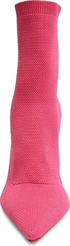 Ammie Knit Bootie 11 / Hot Pink / Knit #TOP3