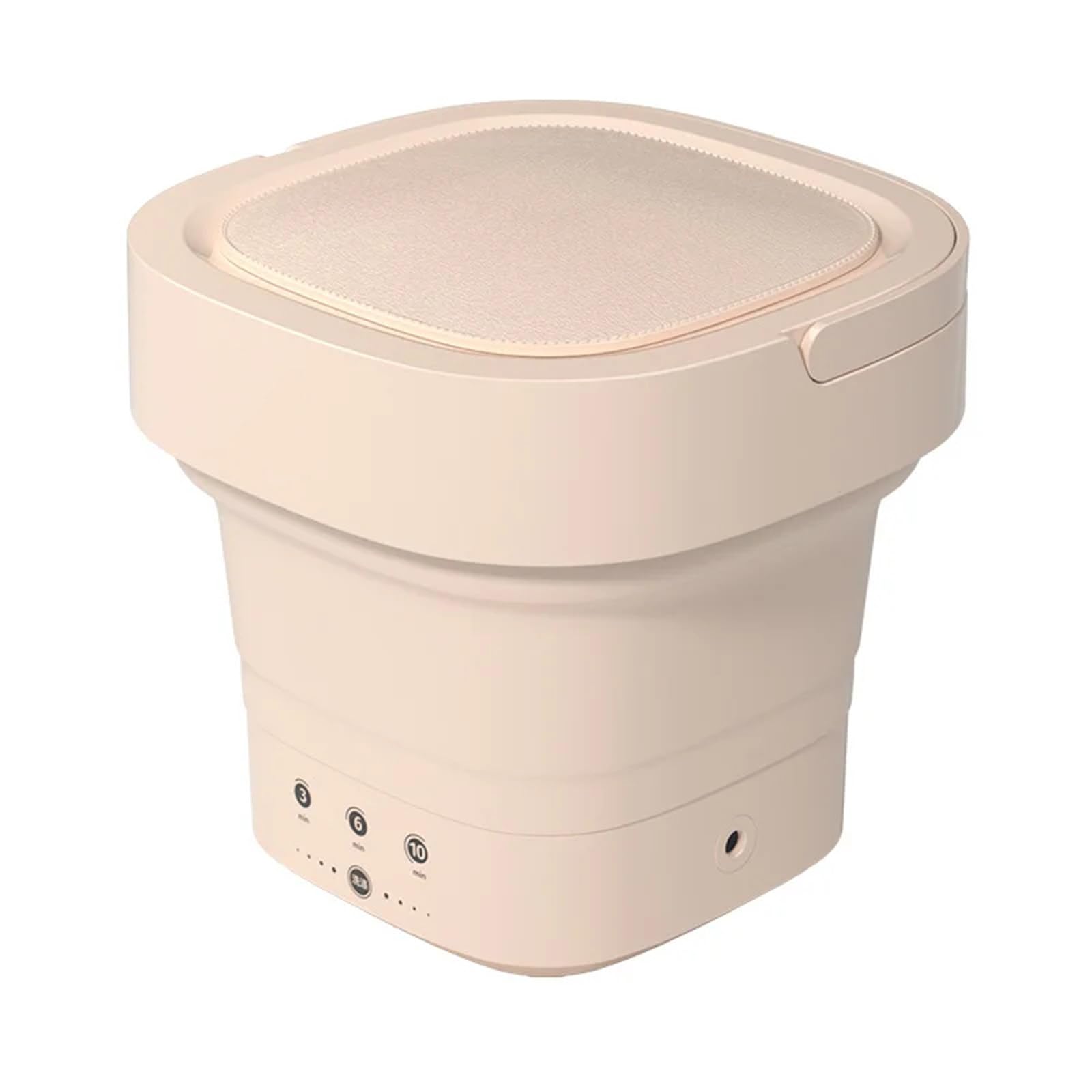 Mini Lavatrice Pieghevole, Speciale per Biancheria Intima Leggera, Lavatrice Piccola, Lavaggio a 3 velocità, Drenaggio Nascosto.,Pink