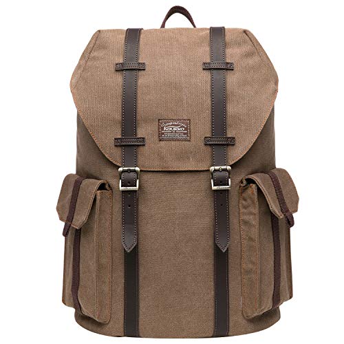 Mochilas Hombre  de Portátil Backpack para el Laptop 15 Pulgadas KAUKKO Daypacks  Casual