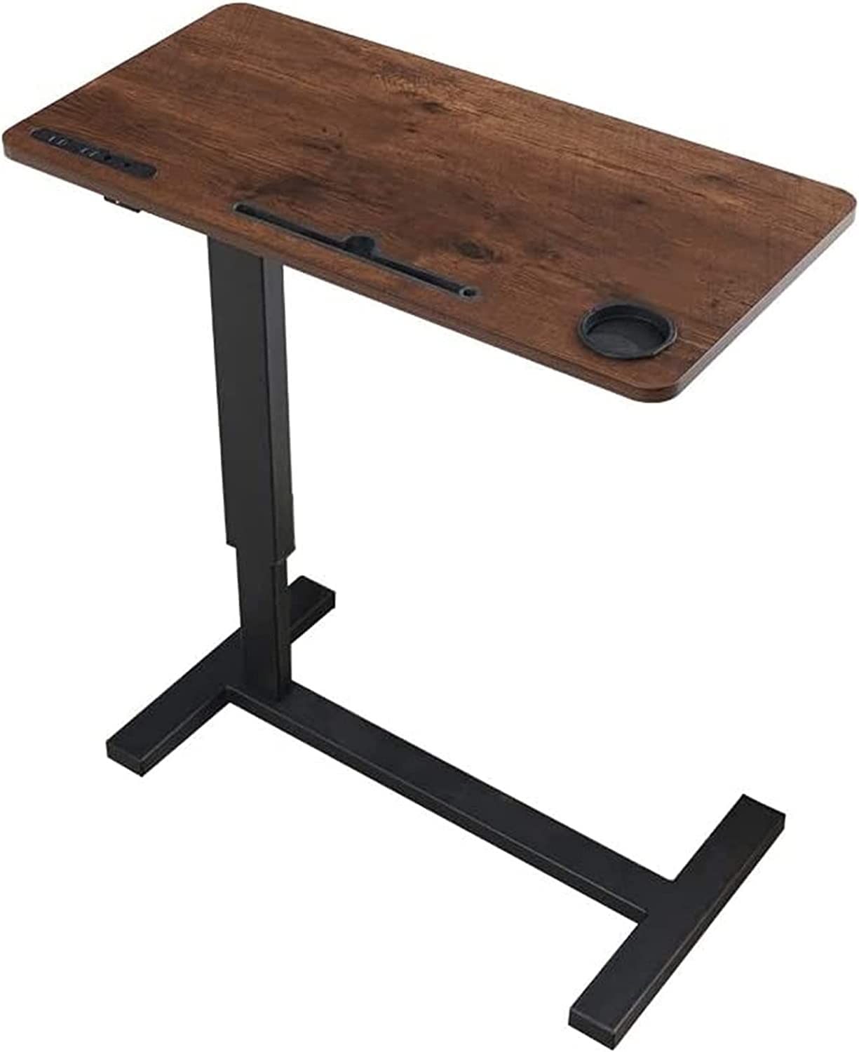 Bureau mobile pour la maison et table de chevet ergonomique à roulettes