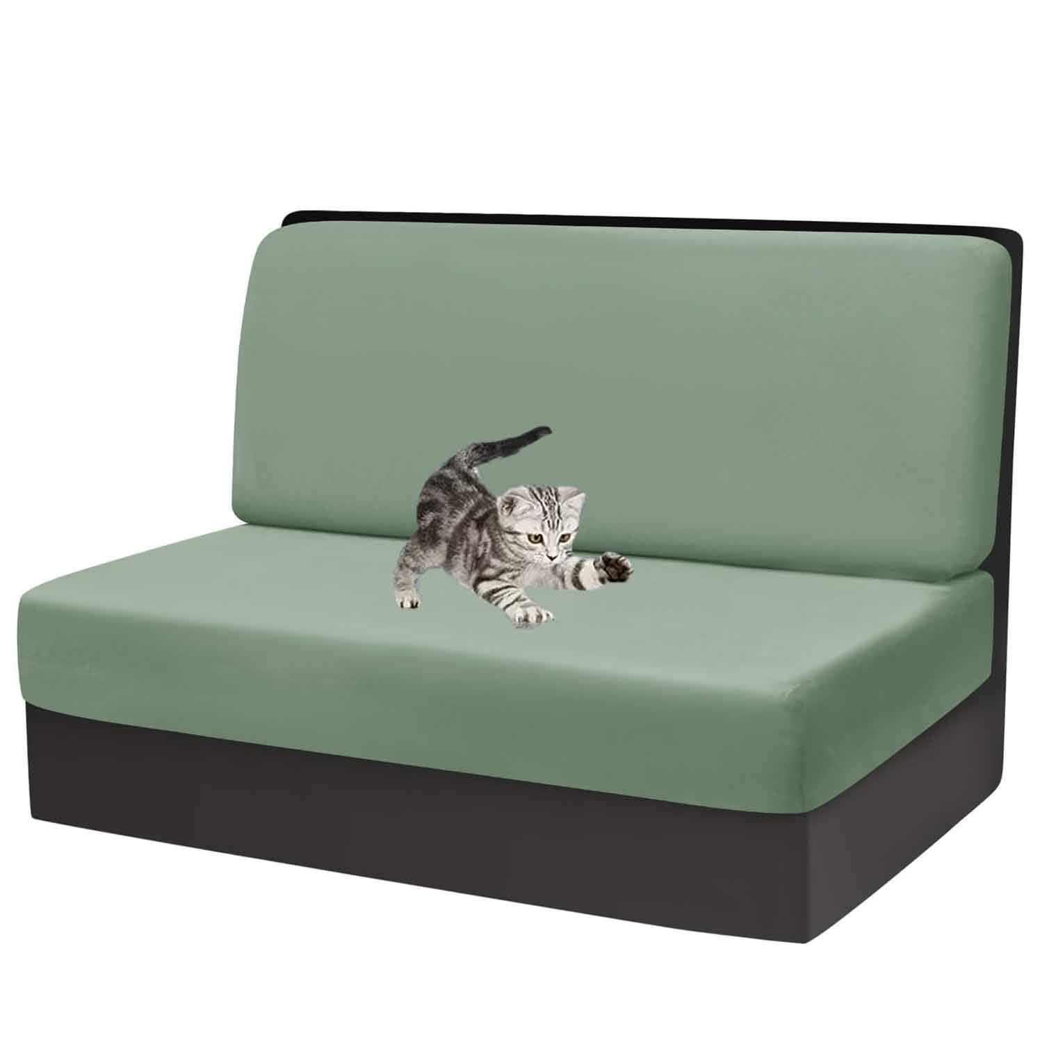 HLTQL RV Dinette Cushion Covers, Caravan Seat Covers Stretch Non Slip, RV Sofa Covers Camper Seat Cushion Bench Slipcovers, Washable for Couch RV Caravan Bench(K)