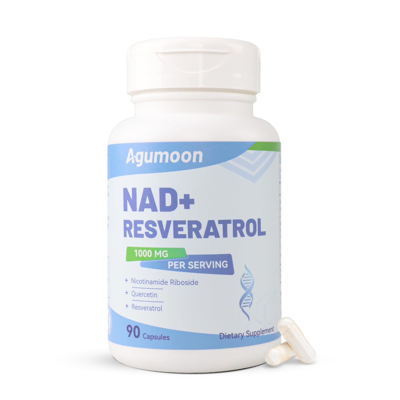 NAD+ Supplement 1000mg, Liposomal NAD Nicotinamide Riboside Supplement