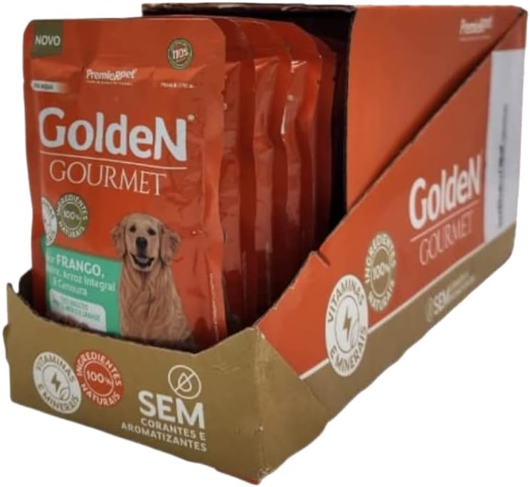 Golden Gourmet Para Cães Adulto Porte Méd/Grd Sabor Frango 85g - ...