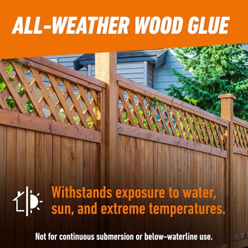 Image of Gorilla Wood Glue Ultimate, Waterproof High‑Strength Wood Glue, Natural Dry Finish, 1 Gallon