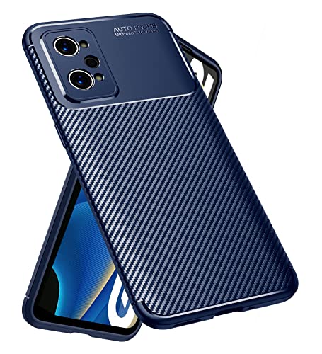 Image of Golden Sand for realme GT Neo 3T, Realme GT 2, Realme GT Neo 2, Realme GT Neo2 Back Cover Drop Tested Shock Proof Slim Armor Aramid Carbon Fibre Rugged TPU Case for Realme GT 2, Realme GT Neo 2, Realme GT Neo2, Blue