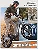 Heybike Ranger S 20"*4 Fat Tire Folding Electric Bike for Adults, APP Control,1800W Peak Motor 32MPH, 55Miles 692WH Removable Battery Bicycle,Dual Hydraulic Brakes & Front Suspension，Step-Thru Ebike #4