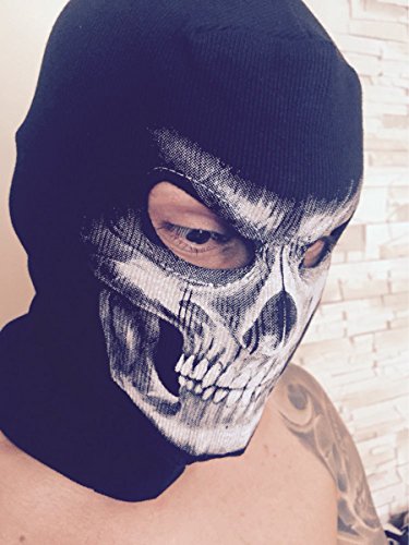 Image of WTACTFUL 3D Scary Skeleton Mask Skull Mask Grim Reaper Mask for Halloween