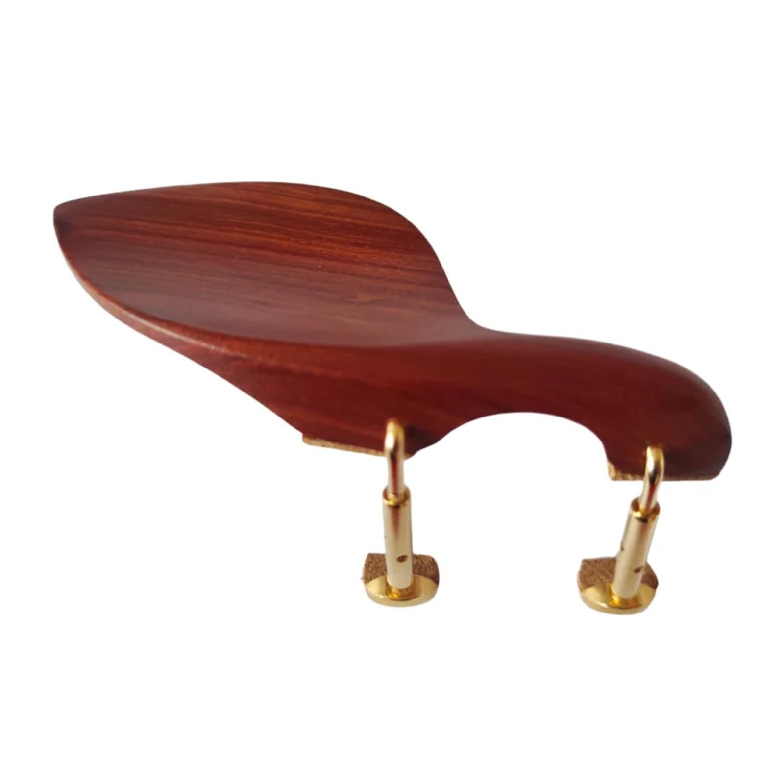 Mentoniera for violino in legno di rosa naturale 2 pezzi 4/4 parti a vite di installazione a grandezza naturale