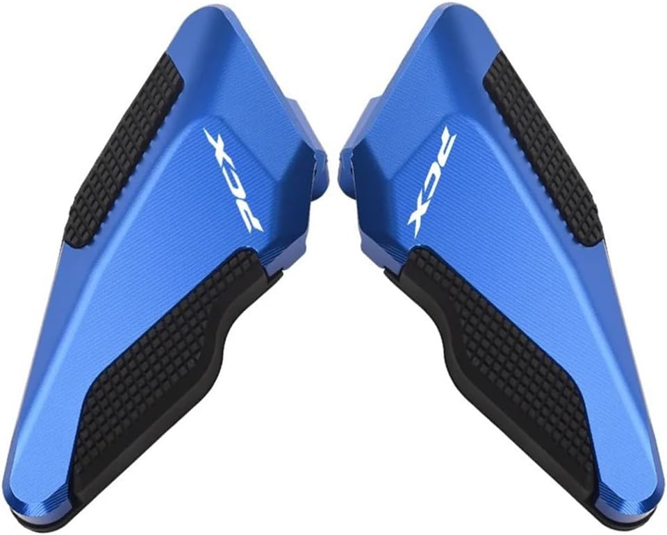 SWEER Motorcycle Rear Pedal Is Compatible With Honda PCX160 Foldable Anti-slip Rear Pedal, Non-destructive Installation, Passenger Pedal, Multi-color Optional Logo Design With PCX. (Gold)