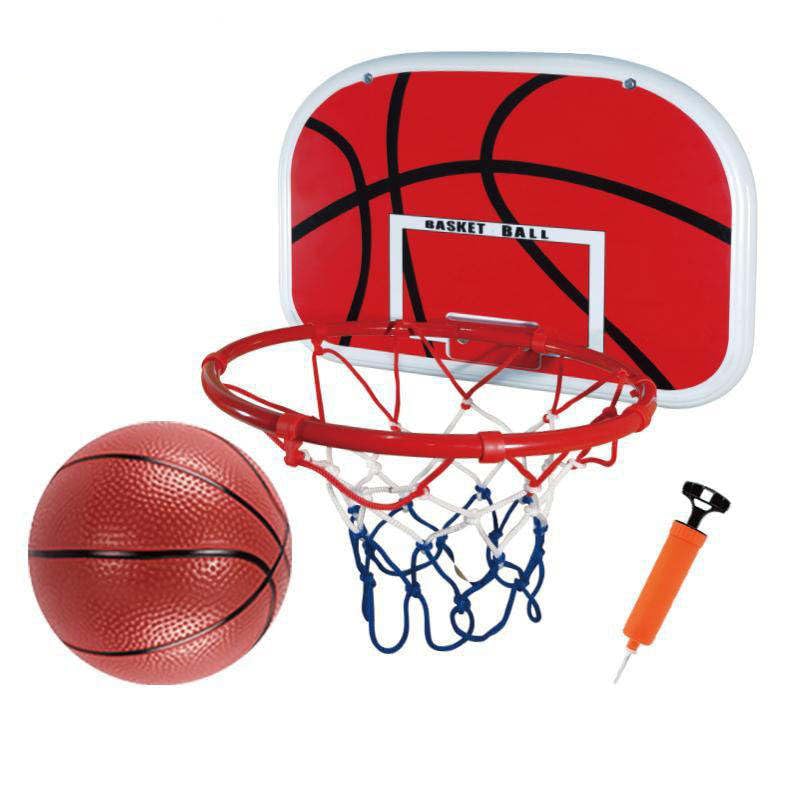 Image of Little Fingers Adjustable Basketball Hoop Set for Kids - Indoor & Outdoor Basketball Stand with Ball - Fun Sports Toy for Toddlers & Children (Wall Basket Ball)