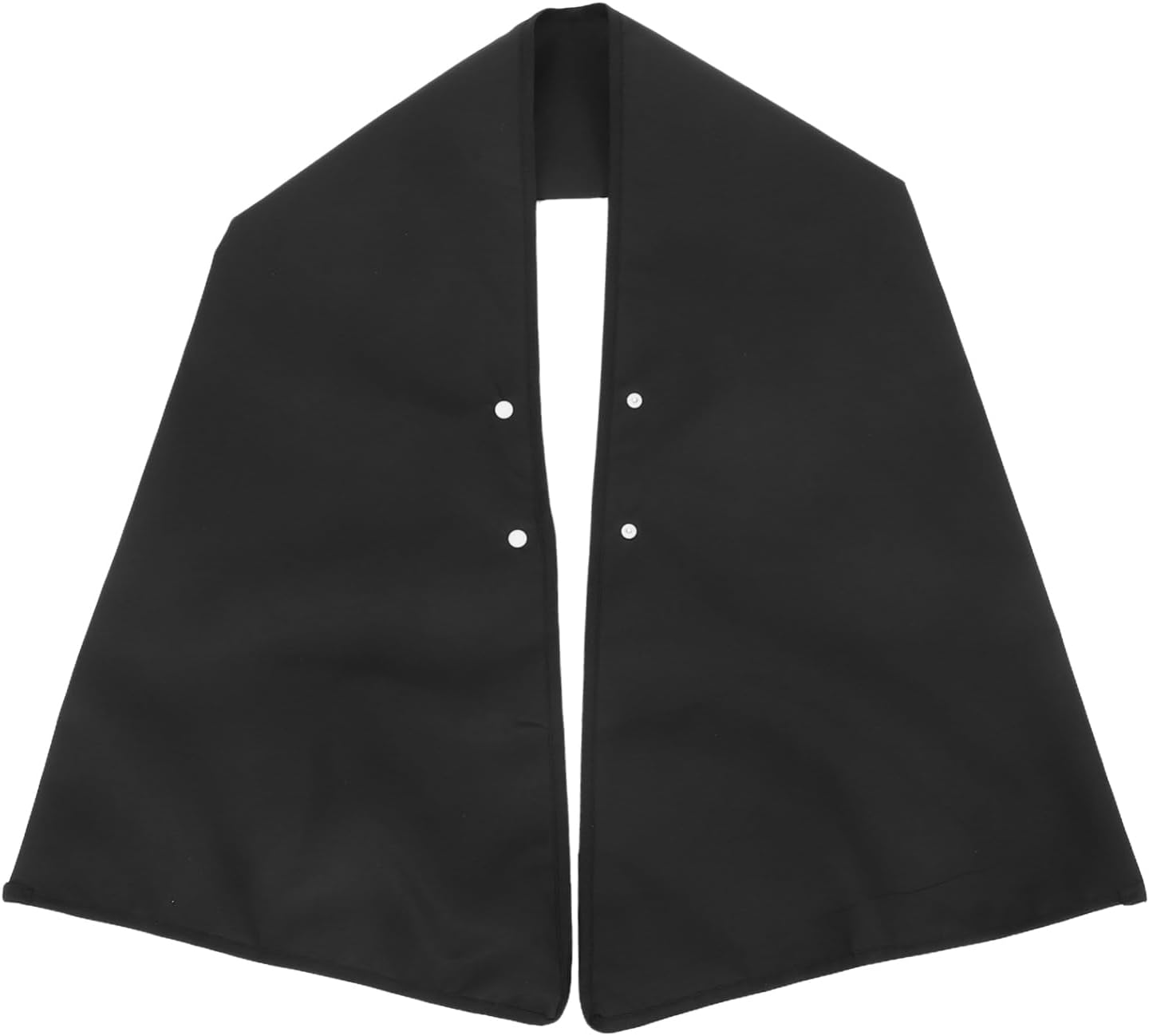 [minkissy] Adult Scarf Bib Adult Bib Meal Time Bib Scarf for Men Adult Bib Home Folding Clothing Protector Polyester Black, Black