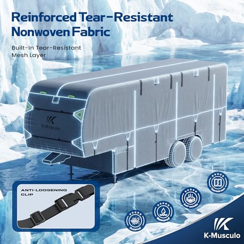 K-Musculo 5th Wheel RV Cover 33-37FT