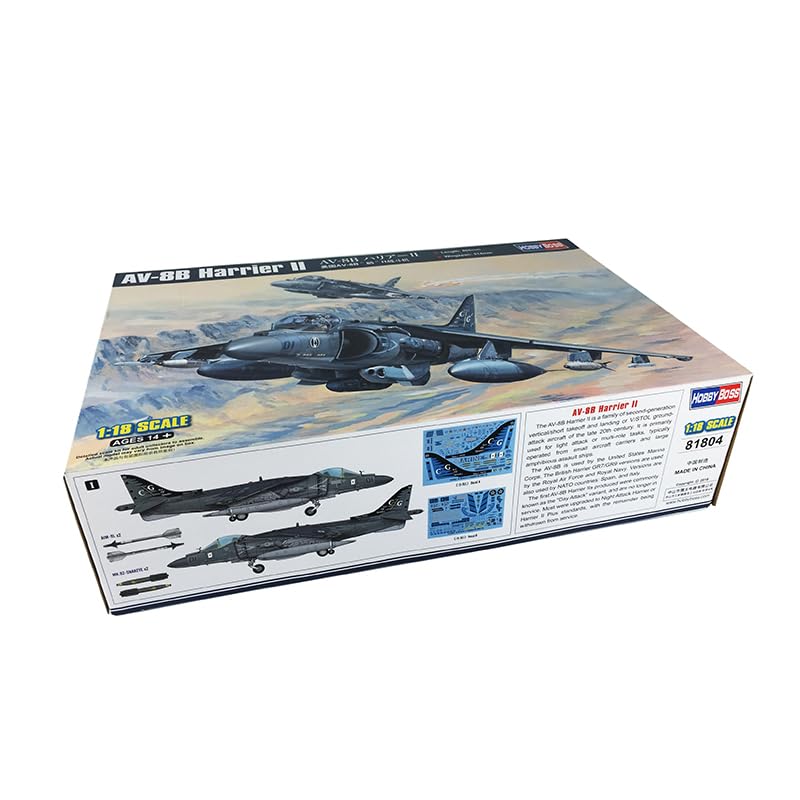 Amazon | Hobbyboss 81804 1/18 AV-8BハリアーII戦闘機戦闘機モデル