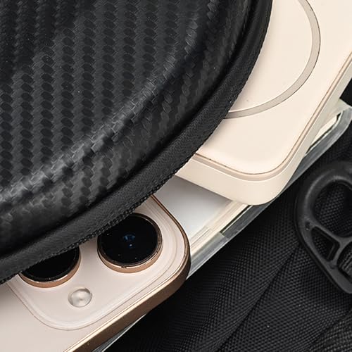 Riñonera multifuncional ajustable e impermeable con compartimentos para teléfono y herramientas 7