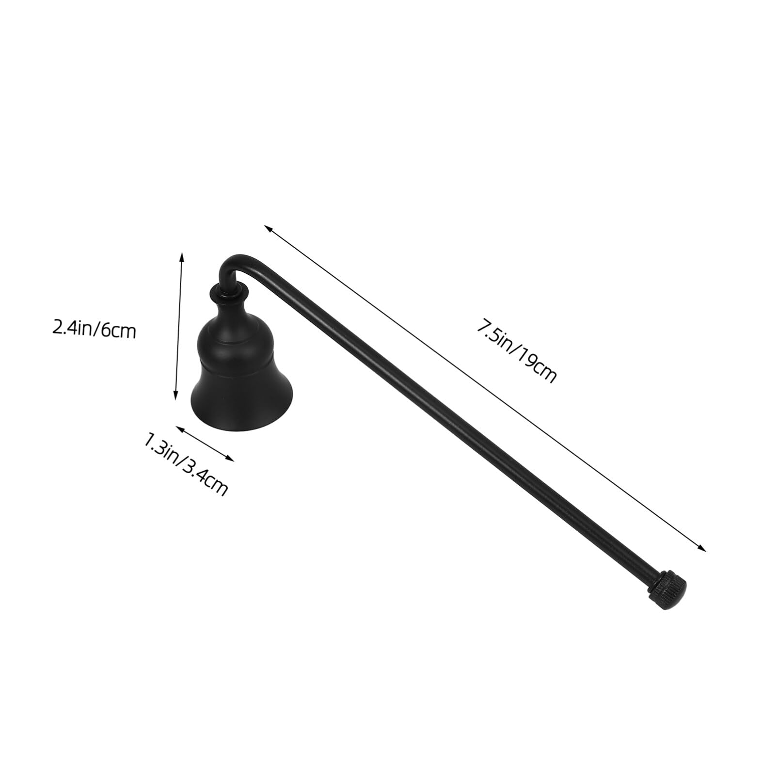 Cabilock Candle Snuffer Iron Art Candle Extinguisher Antique Candle Snuffer Convenient Candle Put Out Accessory for Putting Out Extinguishing Candle Wick Flame