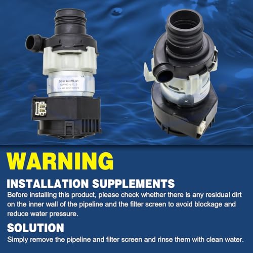 New Upgraded Brushless Motor WD26X23258 Dishwasher Circulation Pump Kit - Compatible with Some GE Dishwashers Replace WD26X22285, WD26X22518, WD26X22826 by Cosamatcozon - Image 3