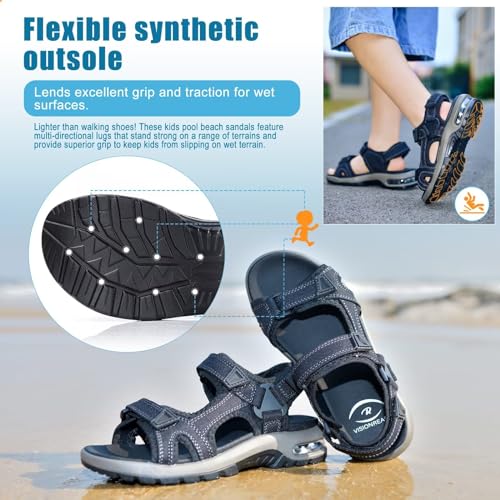 visionreast Boys Sandals Camouflage Print Kids Fashion Sport Sandals Outdoor Sandal Athletic Casual Sandals Beach Shoes3