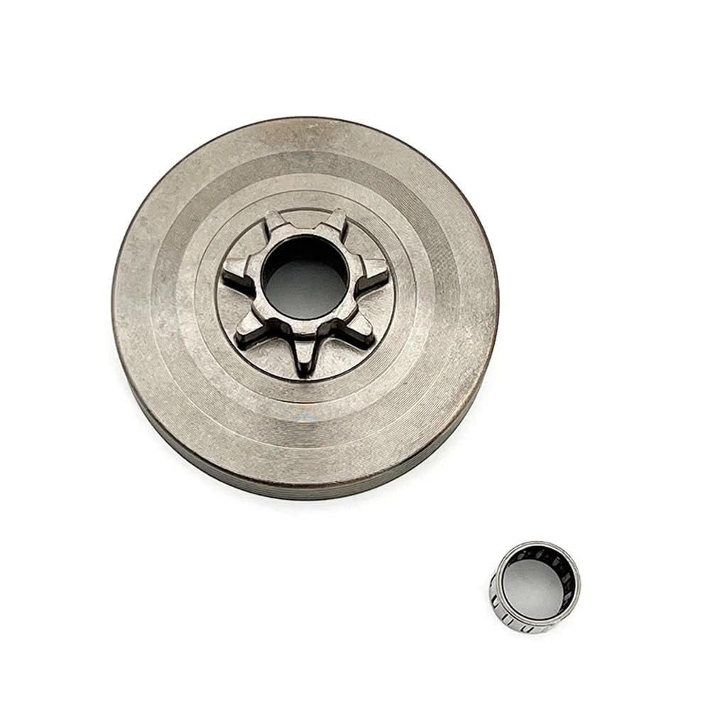 Yrgarxfne One Color Garden Power Tool Accessories Chainsaw Parts 4500 5200 5800 Clutch Cover 0.325" 7 Teeth Chain Sprocket Kit