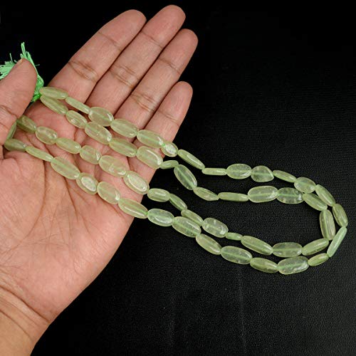 Image of Natural Oval Crystal Beads Mala Necklace Collection for Men & Women, Reiki Energized Gemstone Jewellery for Meditation, Mindful Living, Spiritual Decor & Everyday Fashion Styling