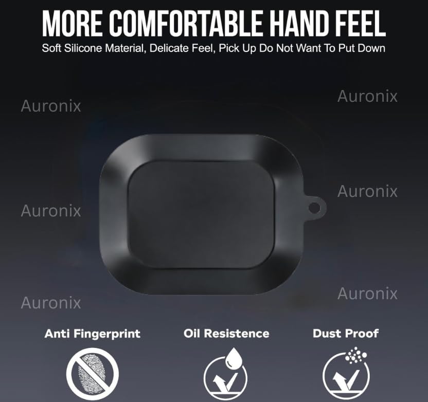 Image of Auronix Soft Silicone Case Cover Compatible for Realme Buds Air 8 (Earbuds NOT ENCLUDE)