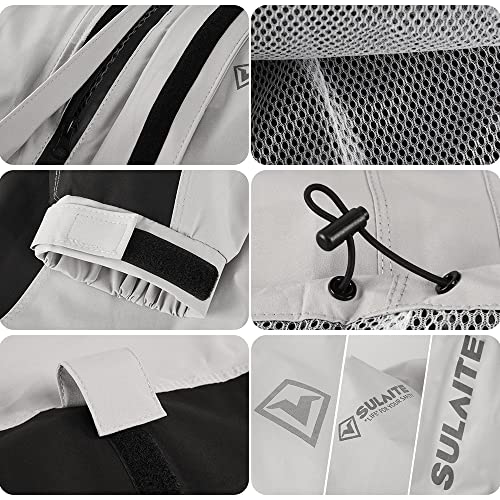 Taruor Fahrradbekleidung Herren, Fahrradjacke mit Fahrradhose 100% Wasserdicht und Atmungsaktiv im Frühjahr Herbst, Professionelle Regenjacke für Radfahren Angeln Bergsteigen - Image 4