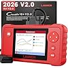 LAUNCH Creader VII+ V2.0 OBD2 Scanner, 2026 New Engine/Transmission/ABS/SRS Diagnostic Scan Tool With Oil Reset/Throttle Adaption/SAS Relearn, Check Engine Code Reader, Full OBD2, Lifetime Free Update