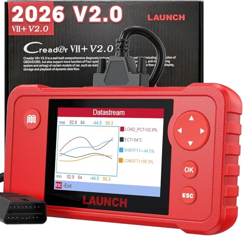 LAUNCH Creader VII+ V2.0 OBD2 Scanner, 2026 New...