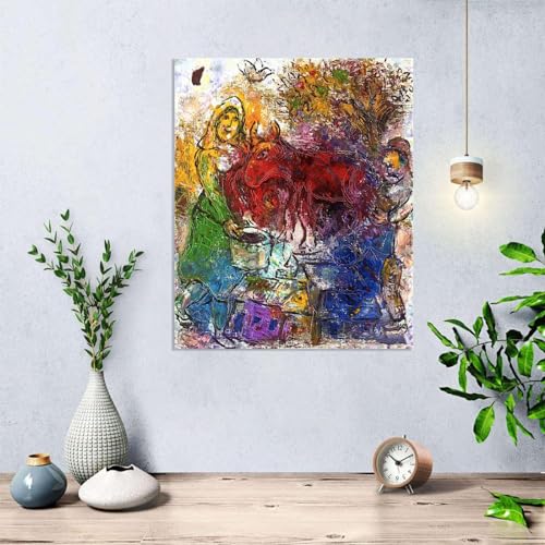 Impression sur toile giclée de Paris par MOBYAT tableau moderne salon 80x105cm - 4