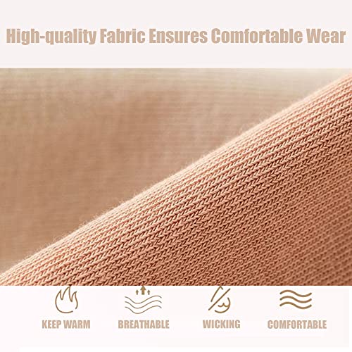 Ivyhouse Thin Crew Socks for Women - Dress Socks - Soft Cotton Socks - Crew Socks for Business Trouser Casual 3-6 Pairs3