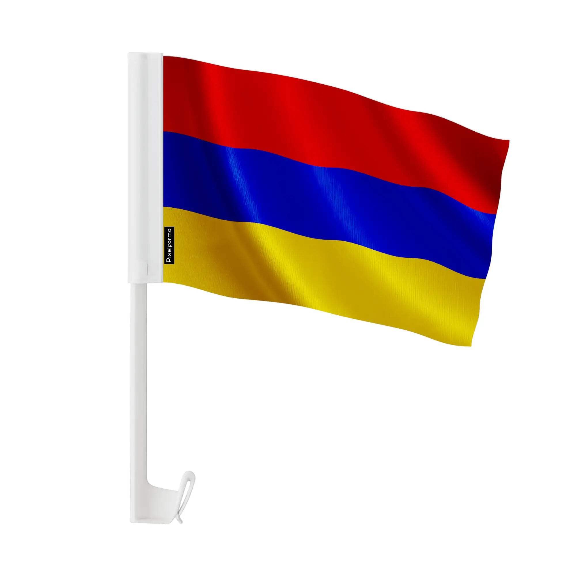 Bandiera per auto dell'Armenia in poliestere, 20 pezzi, 30 x 45 cm