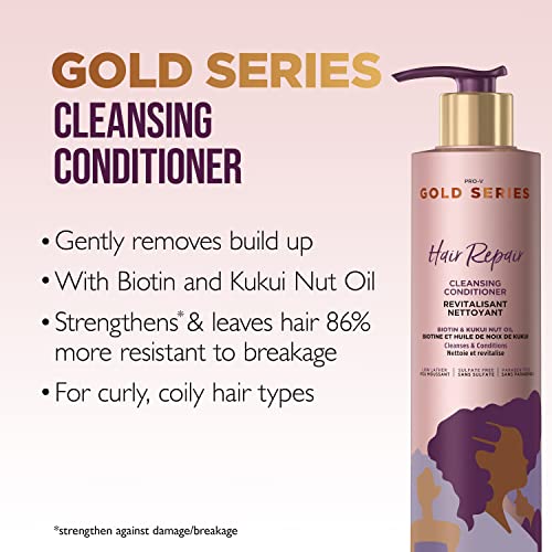 Pantene Pro-V Gold Series Hair Repair Cleansing Conditioner With Biotin, 9.1 Fl Oz #TOP2