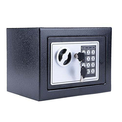 Modrine Security Safe - Digital Safe, Electronic Steel, Fireproof Lock Box with Keypad