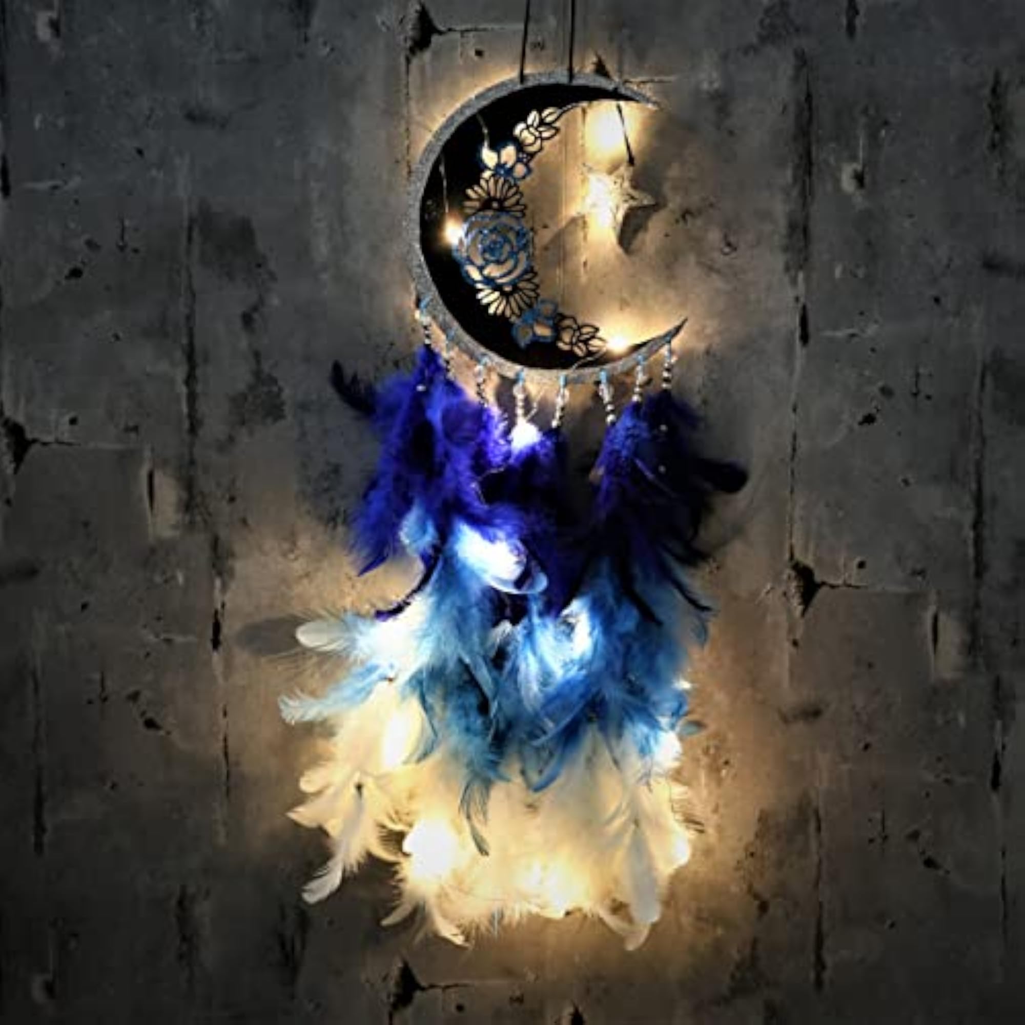 LED Dream Catcher for Love, Wall Hanging Home Decor