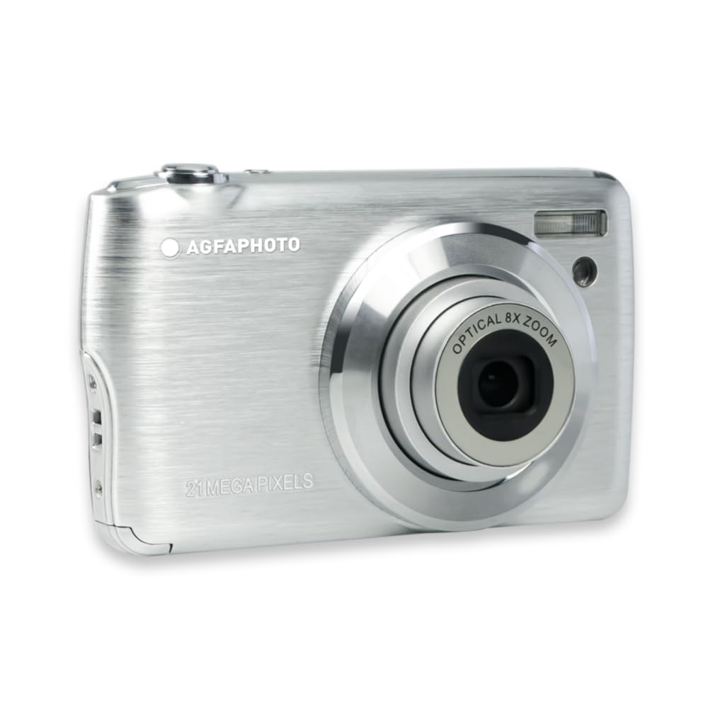 AgfaPhoto AGFA PHOTO Realishot DC8200 Compact Digital Camera (18MP, Full HD Video, 2.7 Inch LCD Screen, 8X Optical Zoom, Lithium Battery and 16GB SD Card) Grey-picture-10