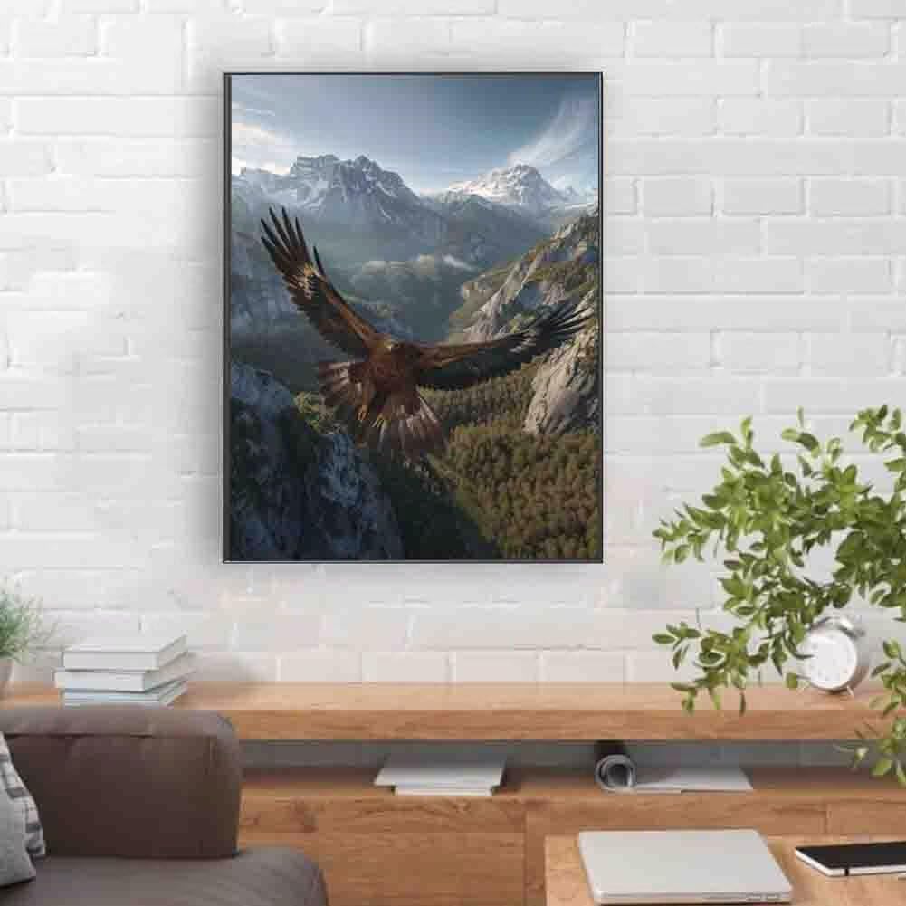 Zestawy artystyczne z orłem diamentowym dla dorosłych, malarstwo diamentowe, górskie kryształy, zestawy artystyczne dla dorosłych, początkujących, DIY, 5D, kwadratowe, pełne wiercenie, haft, klejnot