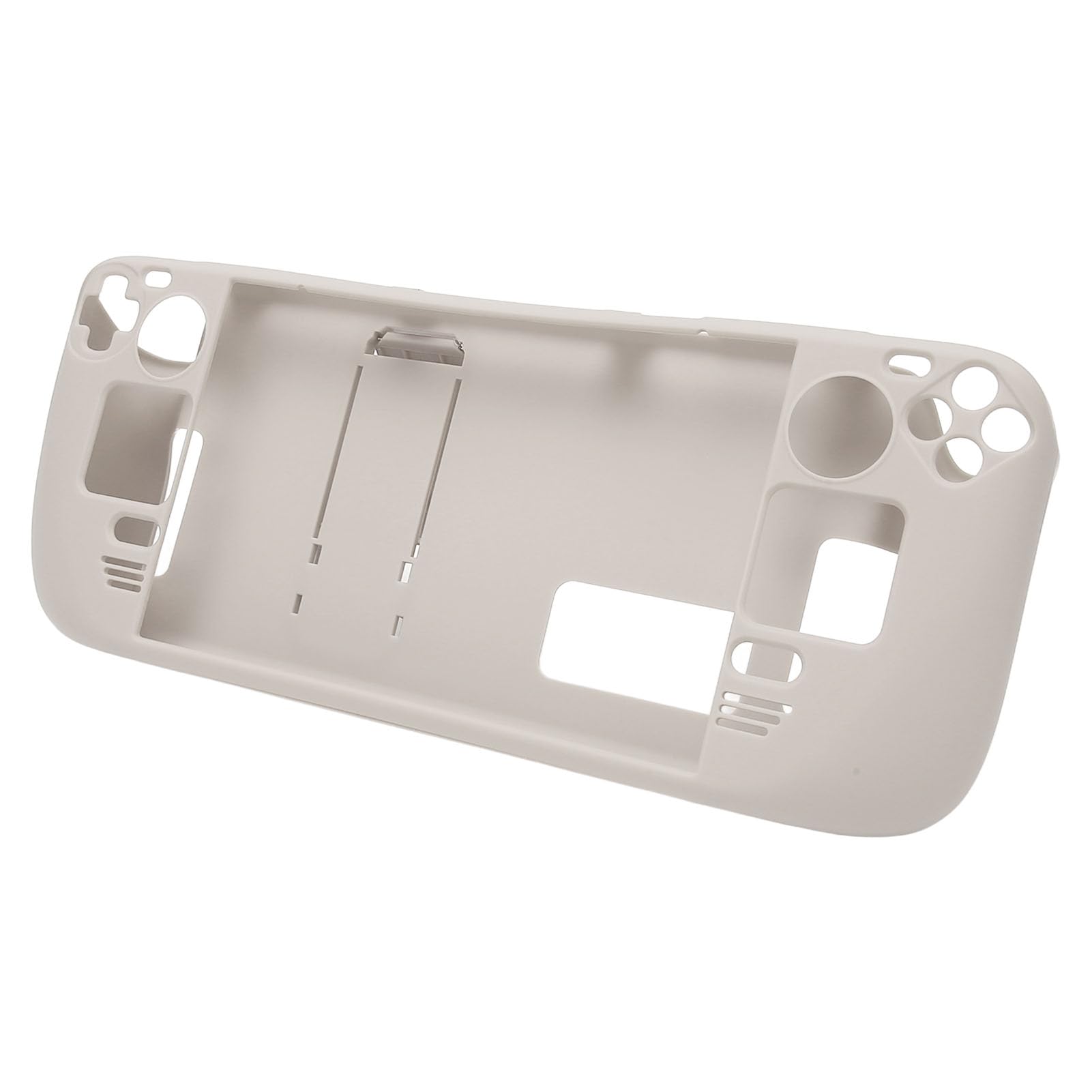 Étui de Béquille pour Steam Deck étui de Protection Complet pour Steam Deck Antichoc Antidérapant Accessoires Anti-Collision avec Fonction de Support (Céramique Blanche)