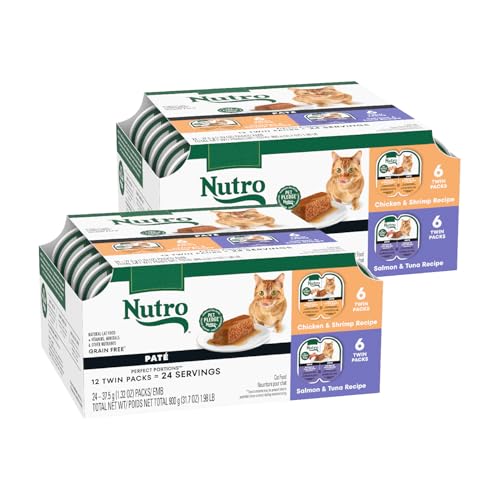Image of Nutro Perfect Portions Pate Wet Cat Food, Variety, 2.6 oz, 12 ct, 2pk