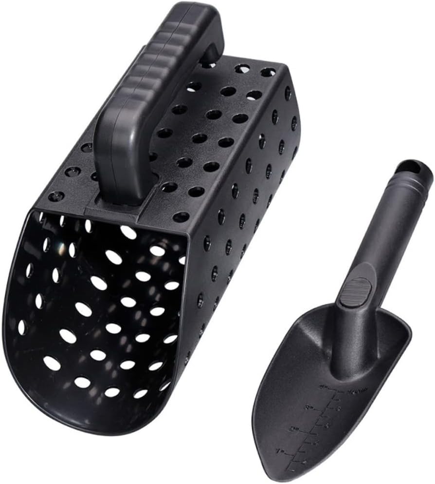 BESPORTBLE 1 Set Portable Sand Scoop Shovel Kit for Beach Treasure Hunting Lightweight and Detecting Tool Ergonomic Design for Easy Carrying and Use