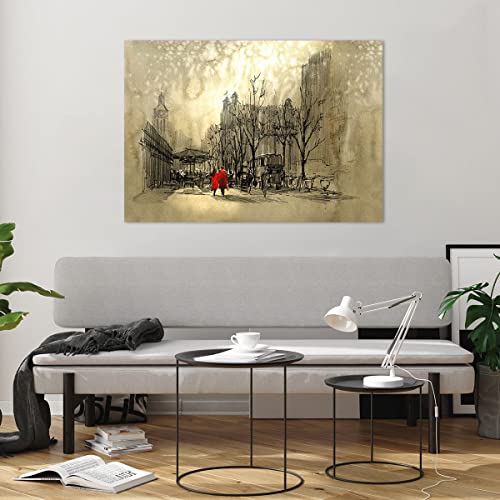 Quadro su Vetro 100x70cm Stampe da Parete in Vetro...