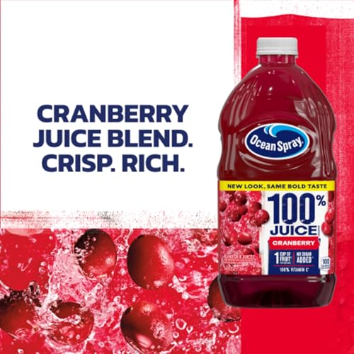 Image of Ocean Spray 100% Juice Cranberry Juice Blend, 64 Fl Oz Bottle