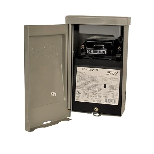 MARS - 83915 - Desconexión de AC no fusionada de 60 A con apertura lateral, protector de sobretensiones interno (240V)